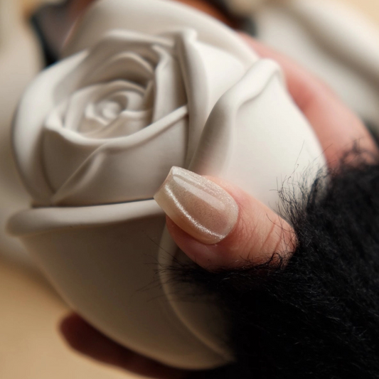 ROSE - Duftkerze im Glas - in weiss / Solliès-Feige