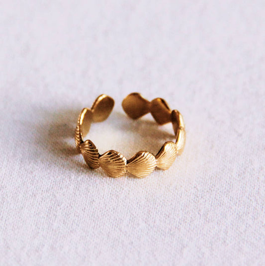 Ring mit Muscheln - verstellbar