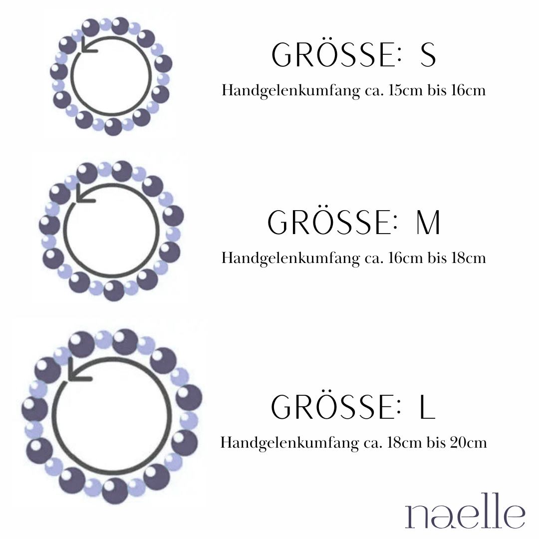 Lavastein Aroma Armband - Gold & Weiss