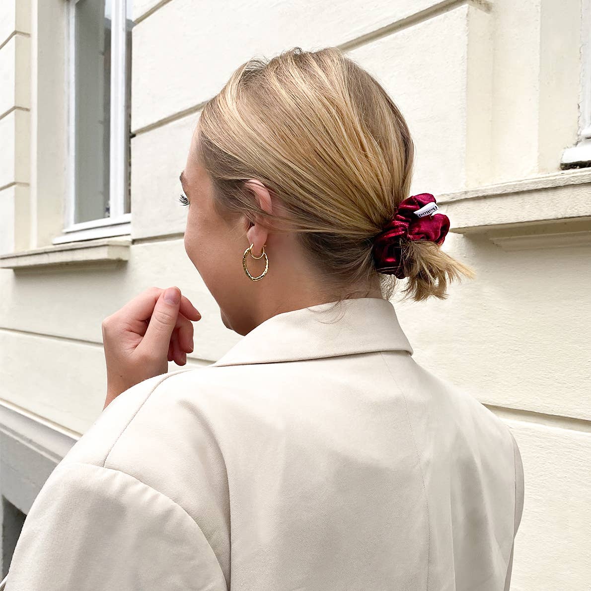 Samt-Scrunchie Bordeaux - Bellody® (1 Stück - Bordeaux Red)