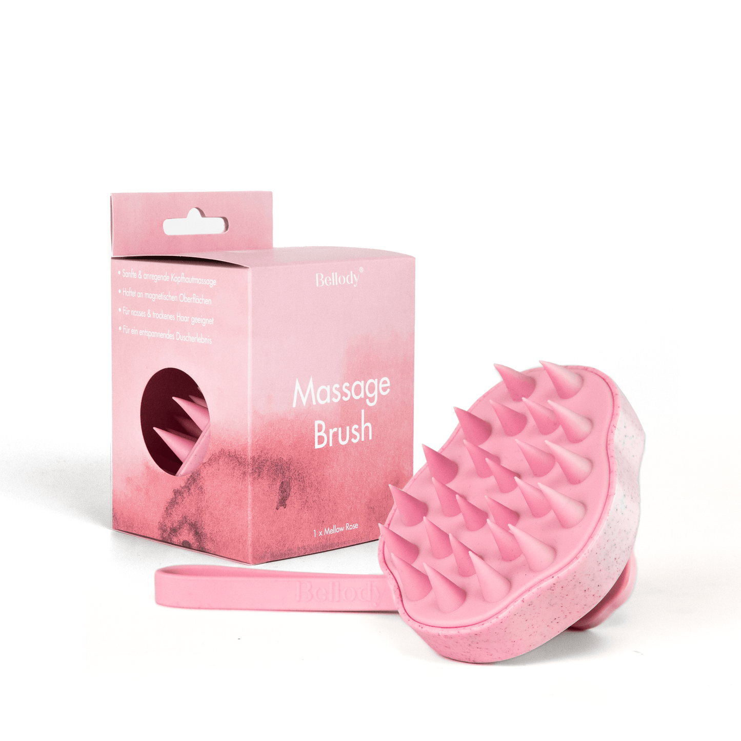 Kopfmassagebürste Rose - Bellody® (Mellow Rose)