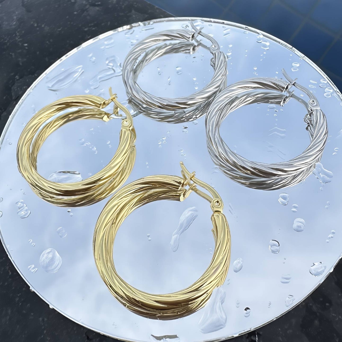 Swing – Creolen mit Drehung