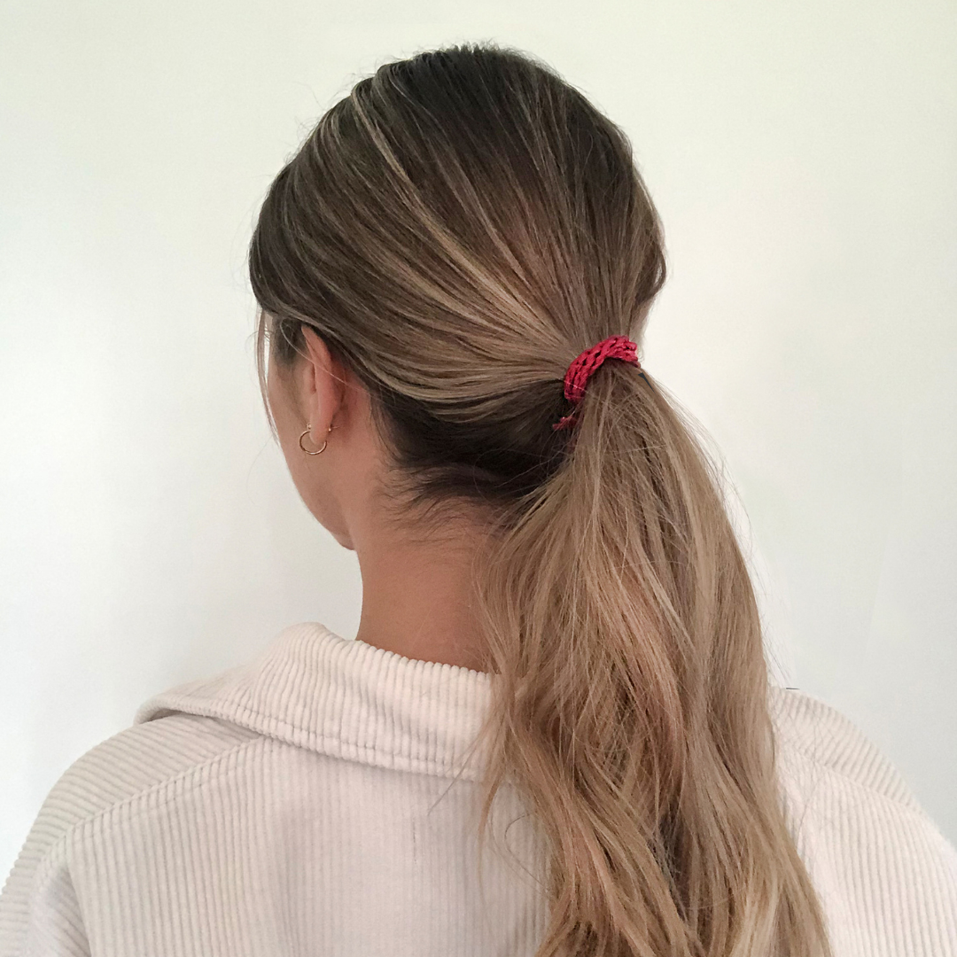 Haargummis Rot - Bellody® (4 Stück- Bordeaux Red)