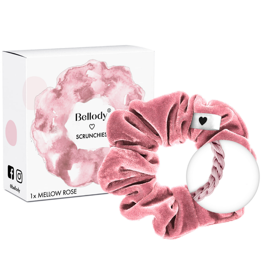 Samt-Scrunchie Rosa - Bellody® (1 Stück - Mellow Rose)
