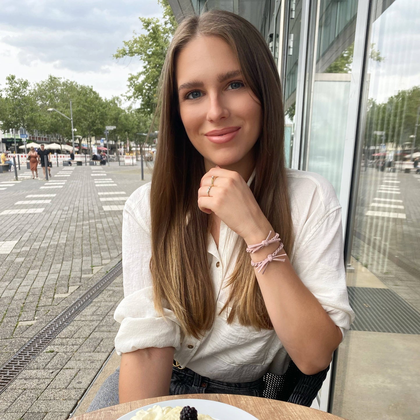 Haargummis Rosa - Bellody® (4 Stück - Mellow Rose)